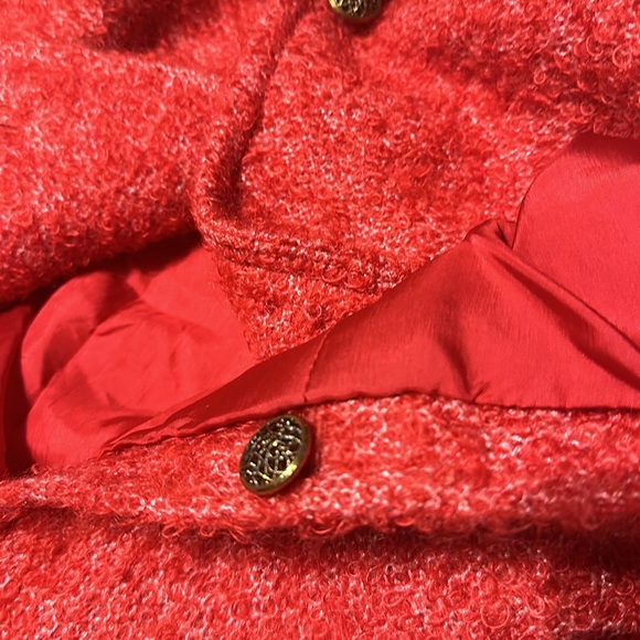 Vintage 50/60”s Red Mohair Wool Blazer. Made in Switzerland Expressly for Rich’s - Picture 7 of 8